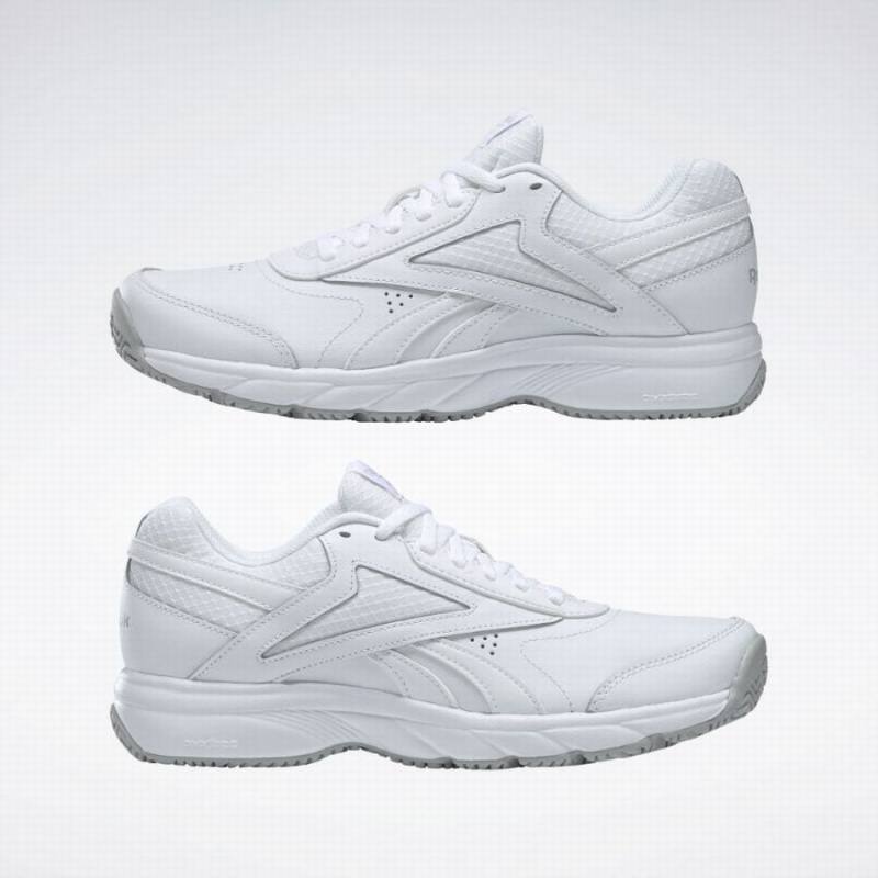 Reebok Work N Cushion 4.0 Women's Walking Shoes White Grey | RNK9787ID