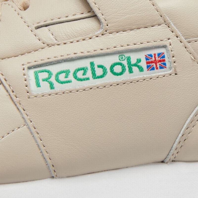 Reebok Workout Plus 1987 Tv Men's Walking Shoes Beige Green White | DRO4522FU