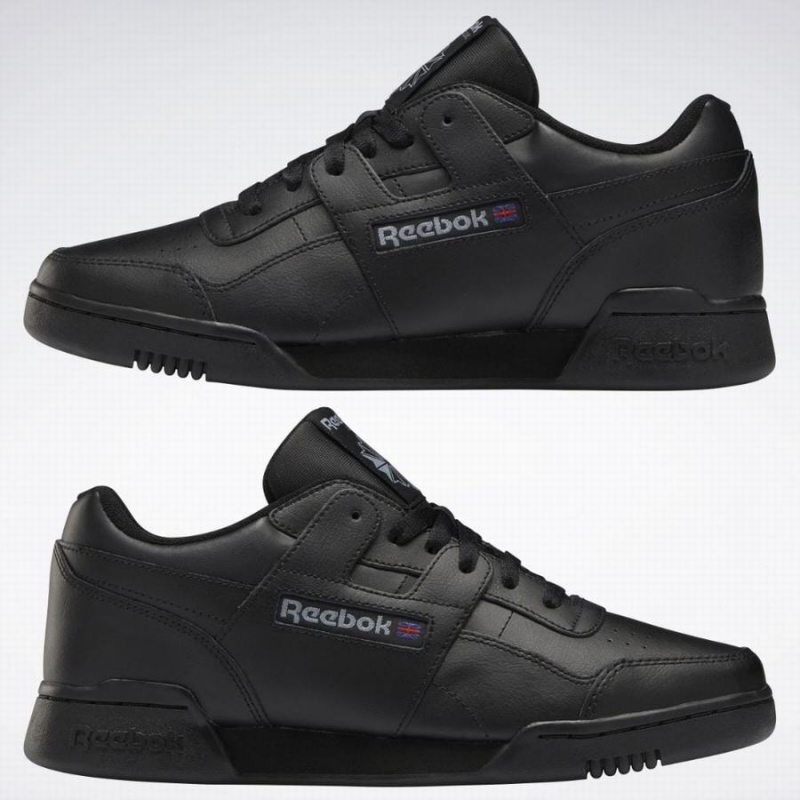 Reebok Workout Plus Men's Walking Shoes Black Grey | QVN3994EF