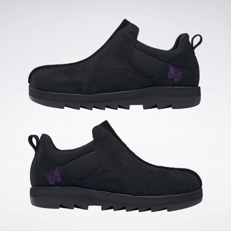 Reebok X Needles Beatnik Moc Women's Lifestyle Shoes Black Purple | AYR3444SD