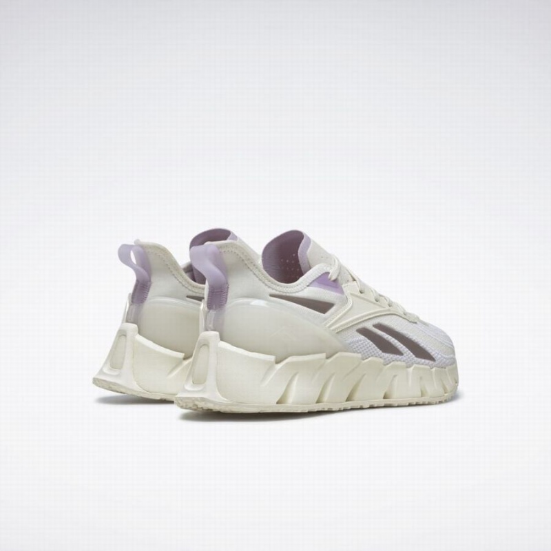 Reebok Zig Kinetica 3 Women's Running Shoes White Grey Purple | MGX959JL